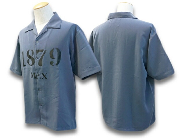 (50% OFF)��3����MISTER X/�ߥ��������å�����2022SS��S/S 1879 Open Collar Easy Shirts/���硼�ȥ��꡼��1879�����ץ󥫥顼������������ġ�(MRX-018)(UNCHANGING LOVE/��������󥸥󥰥��/POP EYES/�ݥåץ�����/���ᥫ��/�ۥåȥ��å�/�ϡ��졼)