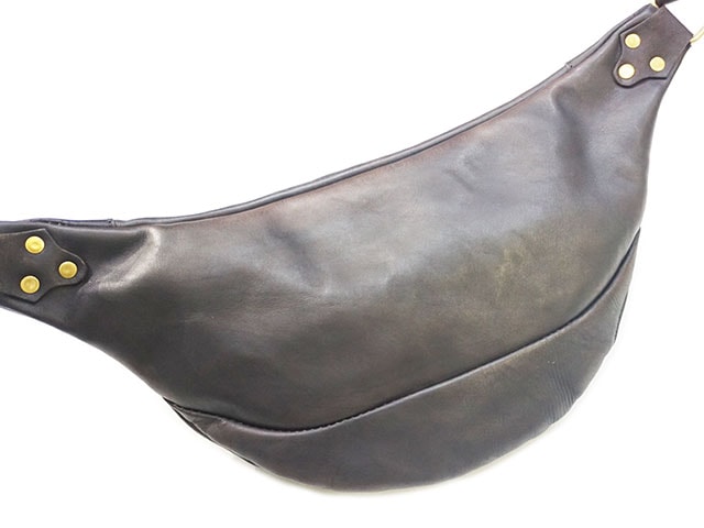 希少　vasco レザーウエストバック　美品　Lサイズ　グレーレザー 希少 vasco レザーウエストバック 美品 Lサイズ グレーレザー