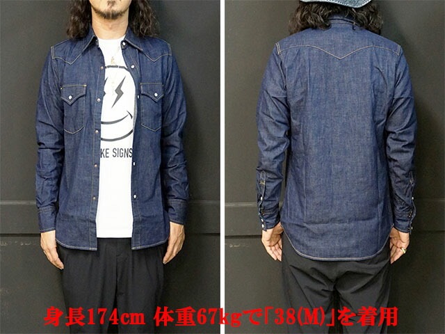 ��FULLCOUNT/�ե륫����ȡۡ�Denim Western Shirts/�ǥ˥०�������󥷥�ġ�(4894)