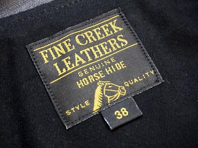 ��FINE CREEK LEATHERS/�ե����󥯥꡼���쥶�����ۡ�Double Riders Jacket��Graham��/���֥�饤���������㥱�åȡɥ���ϥ�ɡ�(FCJK025)