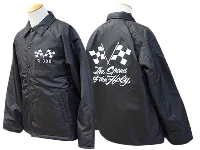 ��BLUE ROSE.308/�֥롼������.308�ۡ�Boa Lining Coach Jacket"Checker Flag"/�ܥ��饤�˥󥰥��������㥱�å�"�����å����ե�å�"��