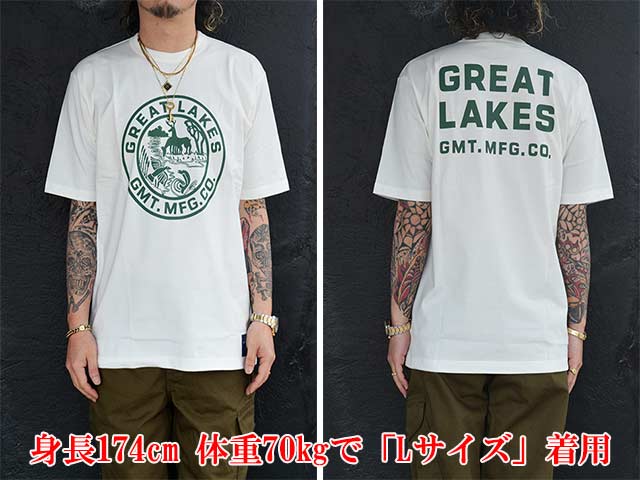 2FREE WHEELERS/ե꡼ۥ顼2025SSSet-In S/S TeeGREAT LAKES GMT.MFG.CO.WILDLIFE CLUB/åȥ󥷥硼ȥ꡼Teeɥ쥤ȥ쥤GMT.MFG.CO.磻ɥ饤ե֡ɡ(2525004)