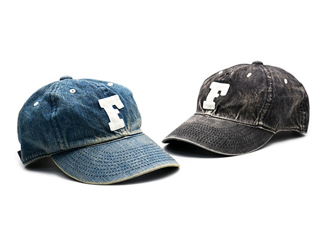 ��2����FULLCOUNT/�ե륫����ȡۡ�6 Panel Denim Baseball Cap��F Patch-Vintage Wash��/6�ѥͥ�ǥ˥�١����ܡ��륭��åס�F�ѥå�-������ơ��������å���ɡ�(6843HW)