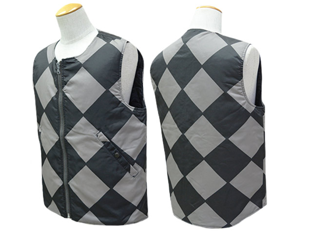 ��BUZZ RICKSON'S/�Х��ꥯ���󥺡ۡ�BLACK LINE CREWMAN VEST(MOD.) REVERSIBLE/�֥�å��饤�󥯥롼�ޥ�٥���(MOD.) ��С����֥��(BR15811)