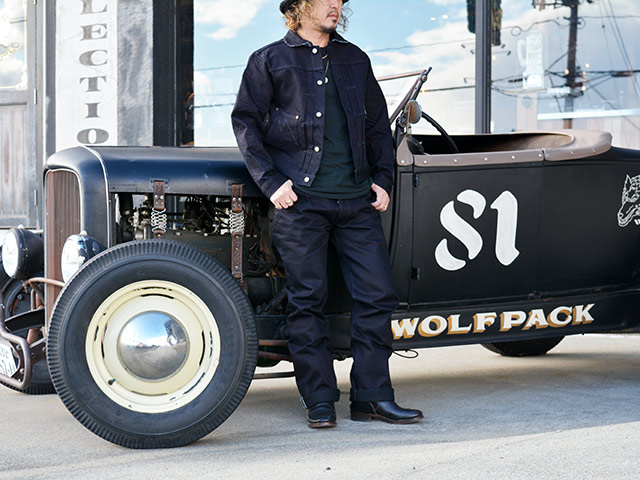 ��MISTER FREEDOM/�ߥ������ե꡼�����2025FW��16oz MIDNIGHT DENIM RANCH BLOUSE/16���󥹥ߥåɥʥ��ȥǥ˥�����֥饦����(SC15816)