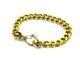��galcia/���륷���ۡ�Calavera Head&Snake Hook Brass Bracelet/����٥�إå�&���͡����եå��֥饹�֥쥹��åȡ�(22C-BR-CS001BB)