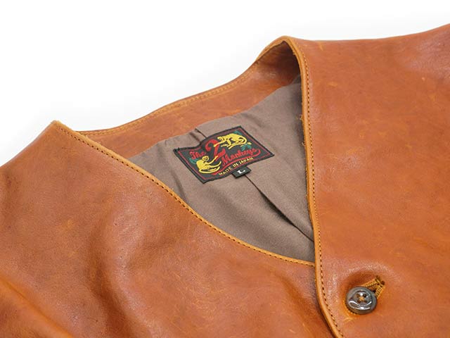 ��The 2 Monkeys/�� �ȥ�����󥭡�����2023AW��Leather Waistcoat/�쥶���������ȥ����ȡ�(TM73435)<br><br>(JELADO/�����顼��/�ۥ����륺���ѥ��/���ᥫ��/�ϡ��졼/�ۥåȥ��å�/�ߥ꥿�꡼/WOLF PACK/����եѥå�)