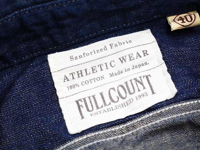 ��FULLCOUNT/�ե륫����ȡۡ�Denim Work Shirts/�ǥ˥�������ġ�(4890)