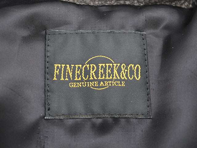 ��2����FINE CREEK&CO/�ե����󥯥꡼������ɥ����ۡ�Deerskin Single Riders Jacket��Tylor��/�ǥ��������󥷥󥰥�饤���������㥱�åȡɥ����顼�ɡ�(ACJK025)