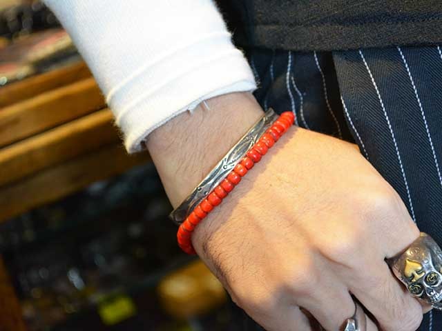 CHOOKE/チョーク】「Square Swastika Bangle”Wide”/スクエア