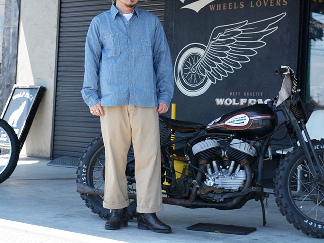 ��JELADO/�����顼�ɡ�2026SS��L/S Smoker Shirt/���󥰥��꡼�֥��⡼��������ġ�(SG21126)