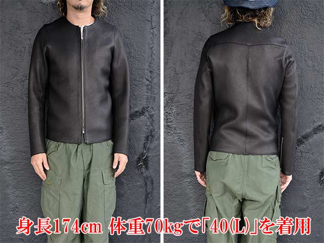 ��2����FINE CREEK&CO/�ե����󥯥꡼������ɥ����ۡ�Collarless Single Riders Jacket��Bud Deer��/���顼�쥹���󥰥�饤���������㥱�åȡɥХ� �ǥ����ɡ�(ACJK041)��ͽ����/2026ǯ������ͽ���