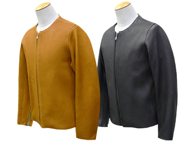 ��2����FINE CREEK&CO/�ե����󥯥꡼������ɥ����ۡ�Collarless Single Riders Jacket��Bud Deer��/���顼�쥹���󥰥�饤���������㥱�åȡɥХ� �ǥ����ɡ�(ACJK041)��ͽ����/2026ǯ������ͽ���