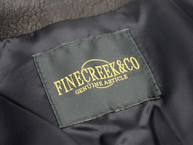 ��2����FINE CREEK&CO/�ե����󥯥꡼������ɥ����ۡ�Collarless Single Riders Jacket��Bud Deer��/���顼�쥹���󥰥�饤���������㥱�åȡɥХ� �ǥ����ɡ�(ACJK041)��ͽ����/2026ǯ������ͽ���