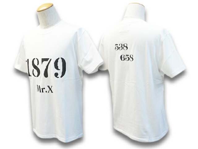 (50% OFF)��2����MISTER X/�ߥ��������å�����2022SS��Crew Neck S/S Tee��1879��/���롼�ͥå����硼�ȥ��꡼��Tee��1879�ɡ�(MRX-024)(UNCHANGING LOVE/��������󥸥󥰥��/POP EYES/�ݥåץ�����/���ᥫ��/WOLF PACK/����եѥå�)