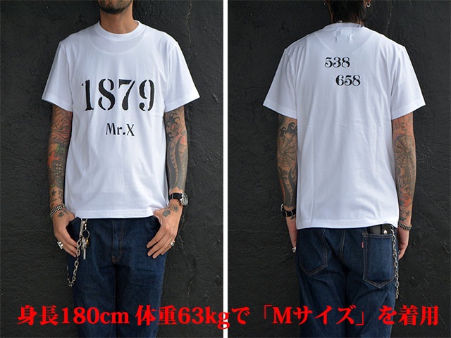 (50% OFF)��2����MISTER X/�ߥ��������å�����2022SS��Crew Neck S/S Tee��1879��/���롼�ͥå����硼�ȥ��꡼��Tee��1879�ɡ�(MRX-024)(UNCHANGING LOVE/��������󥸥󥰥��/POP EYES/�ݥåץ�����/���ᥫ��/WOLF PACK/����եѥå�)