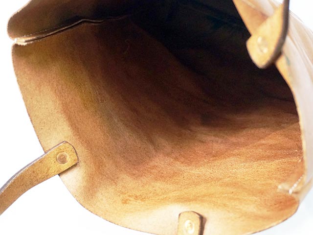 全2色【vasco/ヴァスコ】「Paint Leather Market Tote Bag/ペイント