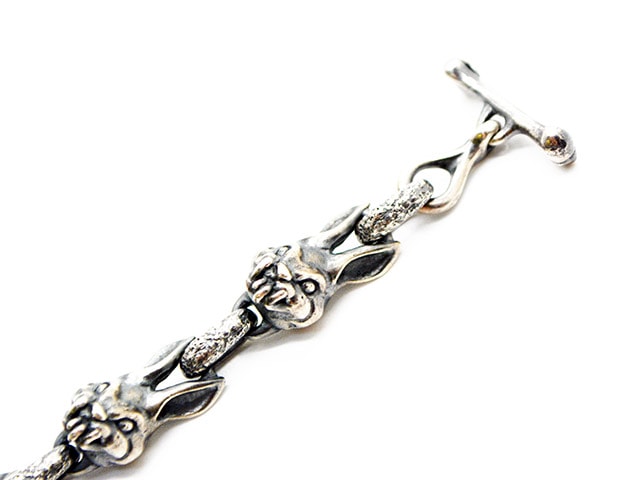 ブレスレット　足銀　骨董　蝙蝠 MAD CULT/マッドカルト】「Greed of Rabbit Bracelet/グリードオブ