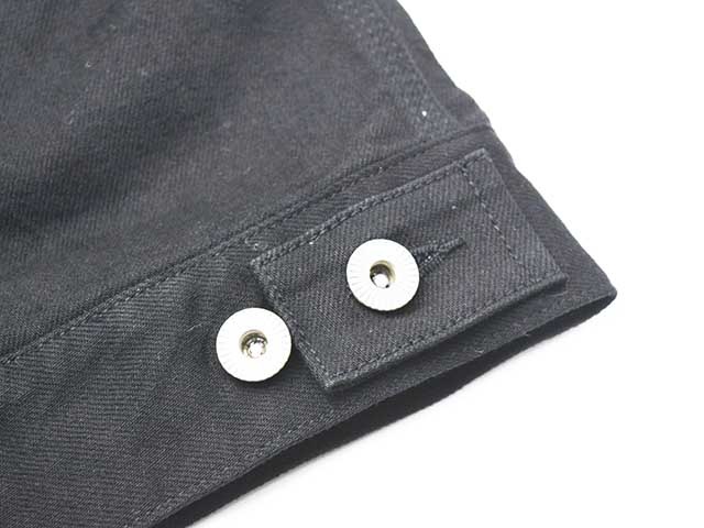 ��SKULL FLIGHT/������ե饤�ȡ�2024SS��Riders Stretch Vest Type6��Black Denim��/�饤���������ȥ�å��٥��ȥ�����6�ɥ֥�å��ǥ˥�ɡ�