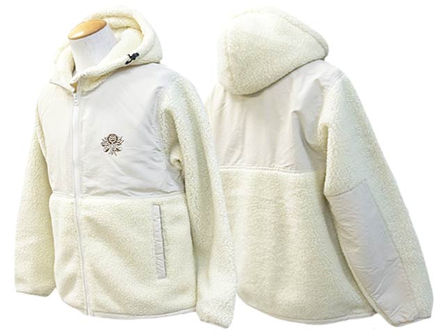 ��4����BLUE ROSE.308/�֥롼������.308�ۡ�Sheep Boa Fleece Full Zip Parka/�����ץܥ��ե꡼���ե른�åץѡ�������