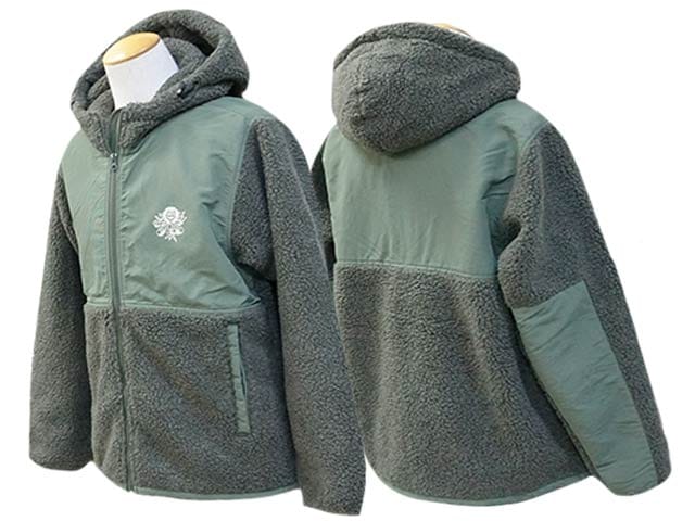 ��4����BLUE ROSE.308/�֥롼������.308�ۡ�Sheep Boa Fleece Full Zip Parka/�����ץܥ��ե꡼���ե른�åץѡ�������