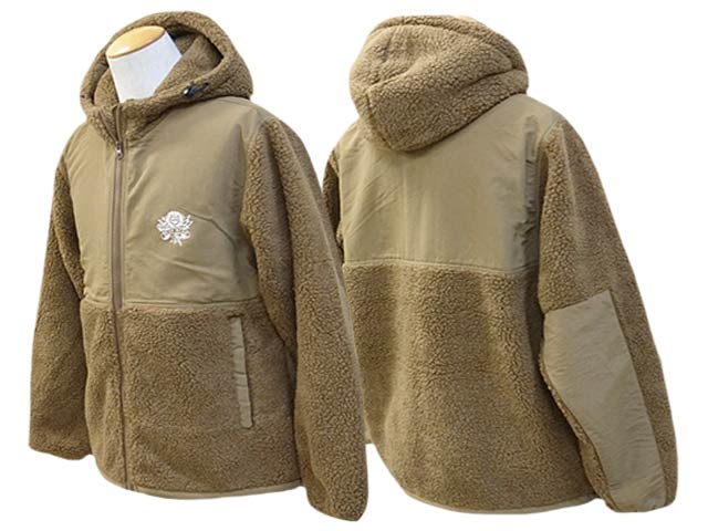 ��4����BLUE ROSE.308/�֥롼������.308�ۡ�Sheep Boa Fleece Full Zip Parka/�����ץܥ��ե꡼���ե른�åץѡ�������