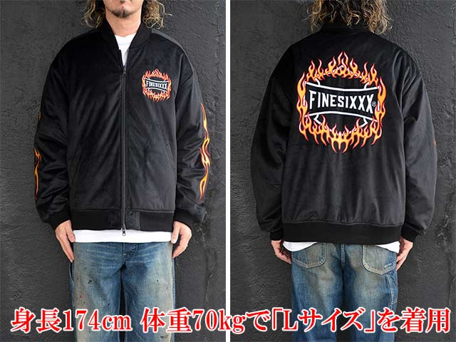 3FINESIXXX/ե󥷥å2024AWFine Flames Reversible Jacket/եե쥤ॹС֥른㥱åȡ(FS-2024FW-002)
