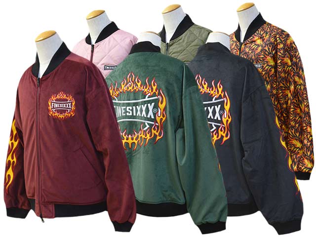 3FINESIXXX/ե󥷥å2024AWFine Flames Reversible Jacket/եե쥤ॹС֥른㥱åȡ(FS-2024FW-002)