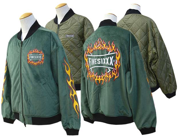 3FINESIXXX/ե󥷥å2024AWFine Flames Reversible Jacket/եե쥤ॹС֥른㥱åȡ(FS-2024FW-002)