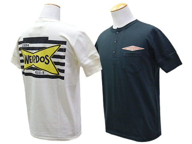 ��2����WEIRDO/���������ɡ�2025SS��Henry Neck S/S Tee��WEIRDOS KUSTOM��/�إ�꡼�ͥå����硼�ȥ��꡼��Tee�ɥ��������ɥ���������ɡ�(WRD5125)