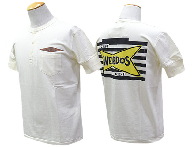 ��2����WEIRDO/���������ɡ�2025SS��Henry Neck S/S Tee��WEIRDOS KUSTOM��/�إ�꡼�ͥå����硼�ȥ��꡼��Tee�ɥ��������ɥ���������ɡ�(WRD5125)