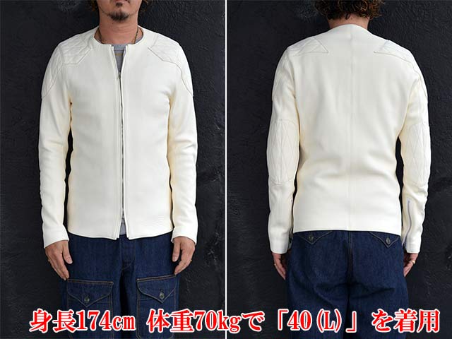 ��2����FINE CREEK&CO/�ե����󥯥꡼������ɥ����ۡ�Collarless Paded Single Riders Jacket��Bad Deer��/���顼�쥹�ѥǥåɥ��󥰥�饤���������㥱�åȡɥХåɥǥ����ɡ�(ACJK053)��ͽ����/2026ǯ������ͽ���