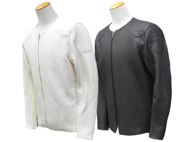 ��2����FINE CREEK&CO/�ե����󥯥꡼������ɥ����ۡ�Collarless Paded Single Riders Jacket��Bad Deer��/���顼�쥹�ѥǥåɥ��󥰥�饤���������㥱�åȡɥХåɥǥ����ɡ�(ACJK053)��ͽ����/2026ǯ������ͽ���