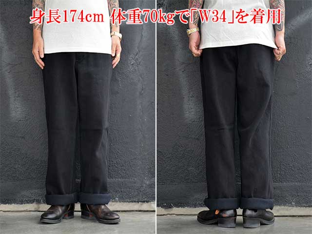 ��FREE WHEELERS/�ե꡼�ۥ����顼����2026SS�֡�BLACK ROGUE�� TROUSERS/�ɥ֥�å������ɥȥ饦��������(2622008)