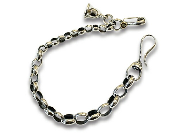 ��SHAFT SILVER WORKS/����եȥ���С�������ۡ�Whip Smooth Links with Medium Bell Wallet Chain/�����åץ��ࡼ����󥯥��������ߥǥ�����٥륦����åȥ��������(SWC-Whip-M)