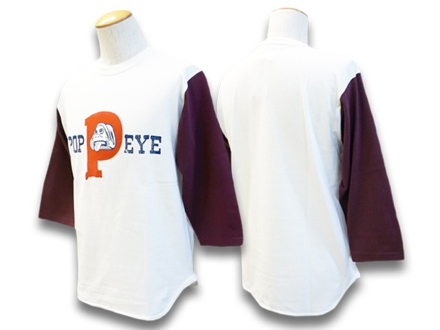 (50% OFF)��2����POP EYES/�ݥåץ�������2022AW��Baseball Tee��POP EYES MONSTER��/�١����ܡ���Tee�ɥݥåץ�������󥹥����ɡ�(22AW-PPE-03)(UNCHANGING LOVE/��������󥸥󥰥��/MISTER X/�ߥ��������å���/���ᥫ��/WOLF PACK/����եѥå�)