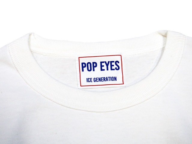 (50% OFF)��2����POP EYES/�ݥåץ�������2022AW��Baseball Tee��POP EYES MONSTER��/�١����ܡ���Tee�ɥݥåץ�������󥹥����ɡ�(22AW-PPE-03)(UNCHANGING LOVE/��������󥸥󥰥��/MISTER X/�ߥ��������å���/���ᥫ��/WOLF PACK/����եѥå�)