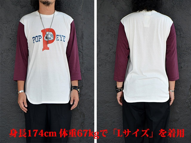 (50% OFF)��2����POP EYES/�ݥåץ�������2022AW��Baseball Tee��POP EYES MONSTER��/�١����ܡ���Tee�ɥݥåץ�������󥹥����ɡ�(22AW-PPE-03)(UNCHANGING LOVE/��������󥸥󥰥��/MISTER X/�ߥ��������å���/���ᥫ��/WOLF PACK/����եѥå�)
