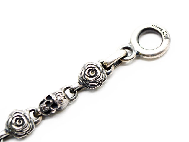 MAD CULT/ޥåɥȡۡRose and FB Bracelet/FB֥쥹åȡ(B-22)(Silver925/꡼/奨꡼/ץ쥼/Х/ϡ졼/ۥåȥå/ᥫ/ϥɥᥤ/WOLF PACK/եѥå)