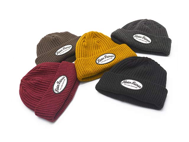 ��5����Mr.FATMAN/�ߥ������ե��åȥޥ��2024AW��Wappen Waffle Knit Watch Cap/��åڥ��åե�˥åȥ���åס�(5244006)