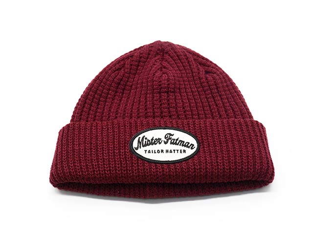 ��5����Mr.FATMAN/�ߥ������ե��åȥޥ��2024AW��Wappen Waffle Knit Watch Cap/��åڥ��åե�˥åȥ���åס�(5244006)
