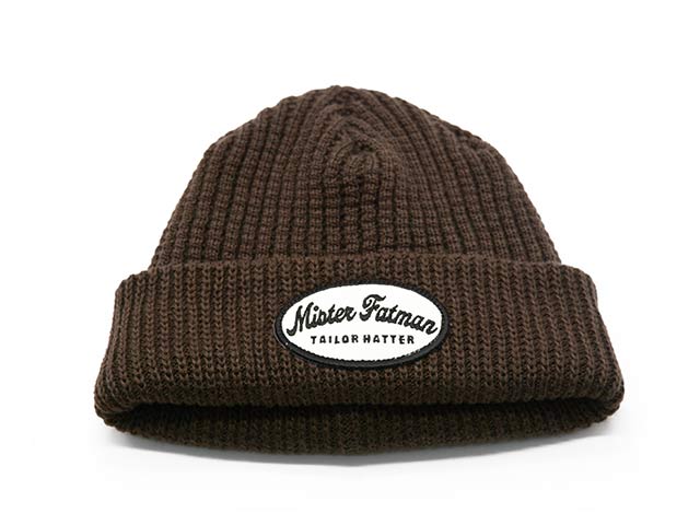 ��5����Mr.FATMAN/�ߥ������ե��åȥޥ��2024AW��Wappen Waffle Knit Watch Cap/��åڥ��åե�˥åȥ���åס�(5244006)