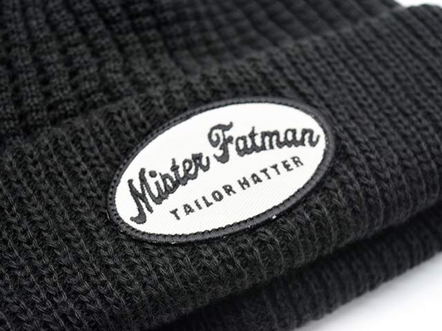 ��5����Mr.FATMAN/�ߥ������ե��åȥޥ��2024AW��Wappen Waffle Knit Watch Cap/��åڥ��åե�˥åȥ���åס�(5244006)
