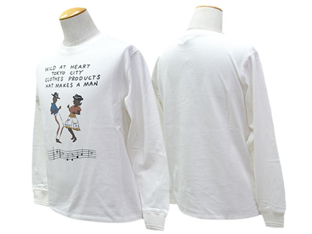 ��2����WILD AT HEART/�磻��ɥ��åȥϡ��ȡ�2025AW��6.2oz Crew Neck L/S Tee��SKA��/6.2���󥹥��롼�ͥå����󥰥��꡼��Tee�ɥ����ɡ�(8253008)