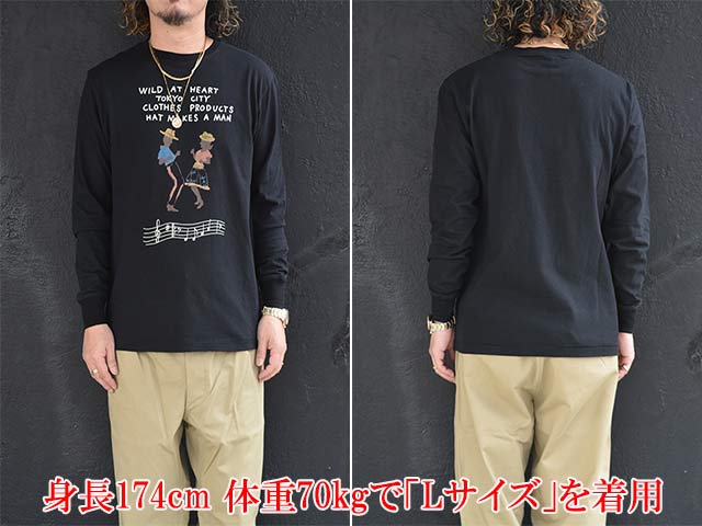 ��2����WILD AT HEART/�磻��ɥ��åȥϡ��ȡ�2025AW��6.2oz Crew Neck L/S Tee��SKA��/6.2���󥹥��롼�ͥå����󥰥��꡼��Tee�ɥ����ɡ�(8253008)