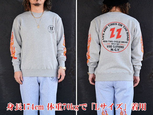 ��2����RED TAiL/��åɥƥ����2026SS��V22-ZF Crew Neck Sweat/V22-ZF���롼�ͥå��������åȡ�(RKK-556)