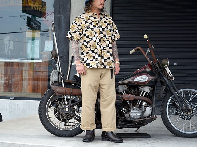 ��2����BLACK SIGN/�֥�å��������2026SS��Geronimo Shirt��Wind God Thunder God��/�������˥⥷��ġɥ�����ɥ��åɥ���������åɡɡ�(BSSL-26105)