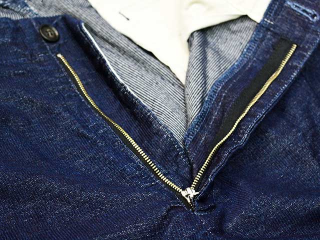 ��FULLCOUNT/�ե륫����ȡ�2026AW��Indigo Pique Wide Tuck Trousers/����ǥ����ԥ��磻�ɥ��å��ȥ饦��������(1146)
