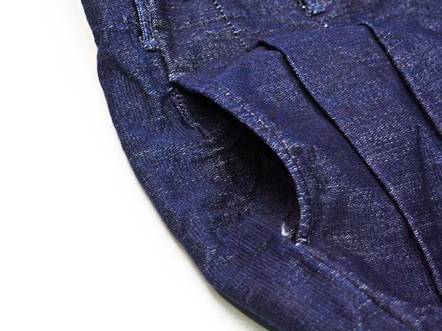 ��FULLCOUNT/�ե륫����ȡ�2026AW��Indigo Pique Wide Tuck Trousers/����ǥ����ԥ��磻�ɥ��å��ȥ饦��������(1146)