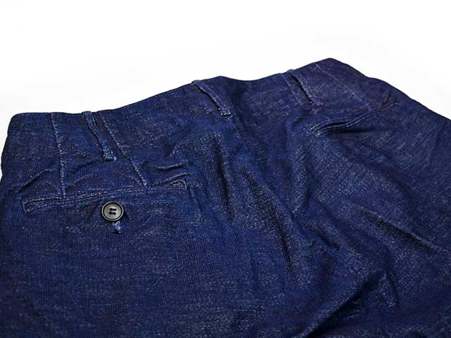 ��FULLCOUNT/�ե륫����ȡ�2026AW��Indigo Pique Wide Tuck Trousers/����ǥ����ԥ��磻�ɥ��å��ȥ饦��������(1146)